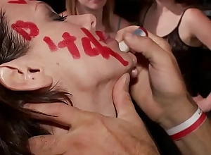 Huge fake tits slut public fucked