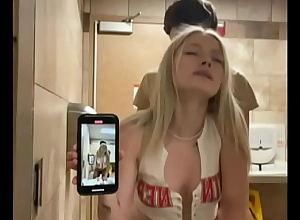 Leaked Be advantageous to Slut Takes Cock In Bathroom! Agile video on xxx ericamarie.us!