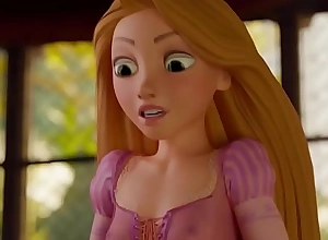 Rapunzel Sucks Cock For First Time (Animation)