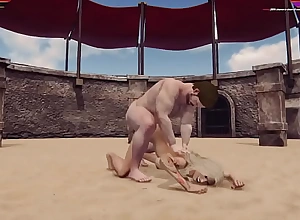 Ethan vs. Audree (Naked Roughneck 3D)