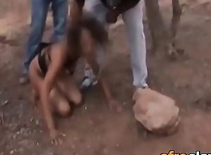African sex slave eats actual dirt