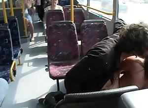 Vault Euro slut fucked in public bus