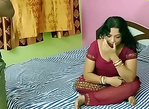 Indian Hot xxx bhabhi having sex with consolidated penis boy! That babe is not happy!