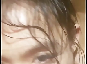Singapore slut Christina Loh fucking and engulfing in the shower