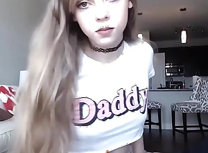 Cute teen want daddy to fuck oodles of dirty speech - deepthroats webcam