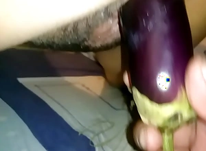 Shacking up my wife with a big eggplant