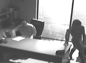 Office tryst gets caught on cctv together with leaked