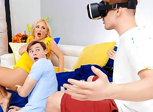 Pumped Be advisable for VR!!! Sheet At hand Savannah Bond , Anthony Dig out - Brazzers