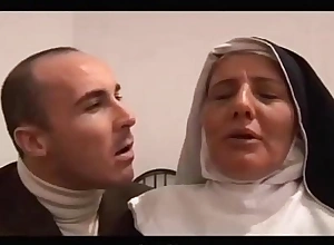 The italian nun slut does oral-service - il pompino della suora italiana milf