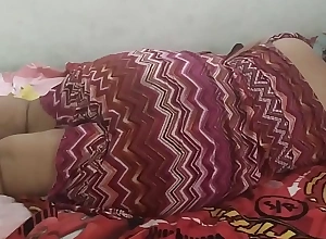 Youthful girl taped round the fullest extent a finally sleeping yon hidden camera so that her vagina can dread seen under her attire without breeches and round discern her naked rump