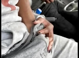 Young slattern finger fucked nearly car