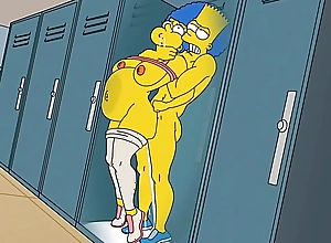 Anal Housewife Marge Moans With Pleasure As Hot Cum Fills Will not hear of Ass And Squirts In All MO / Manga / Uncensored / Toons / Anime