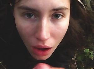 Young shy Russian girl gives a blowjob nearby a German forest and swallow sperm nearby POV  (first homemade porn from family archive). #amateur #homemade #skinny #russiangirl #bj #blowjob #cum #cuminmouth #swallow