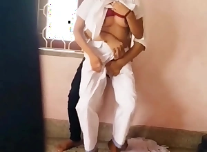 Indian school girl was fucked by her class teacher in college heap up room