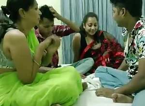 Indian Wife Swapping Sex! Exchange hot Wife with Friend
