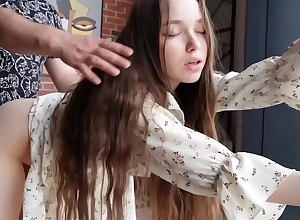 My stepsister doesn't mind fucking more than the floor.